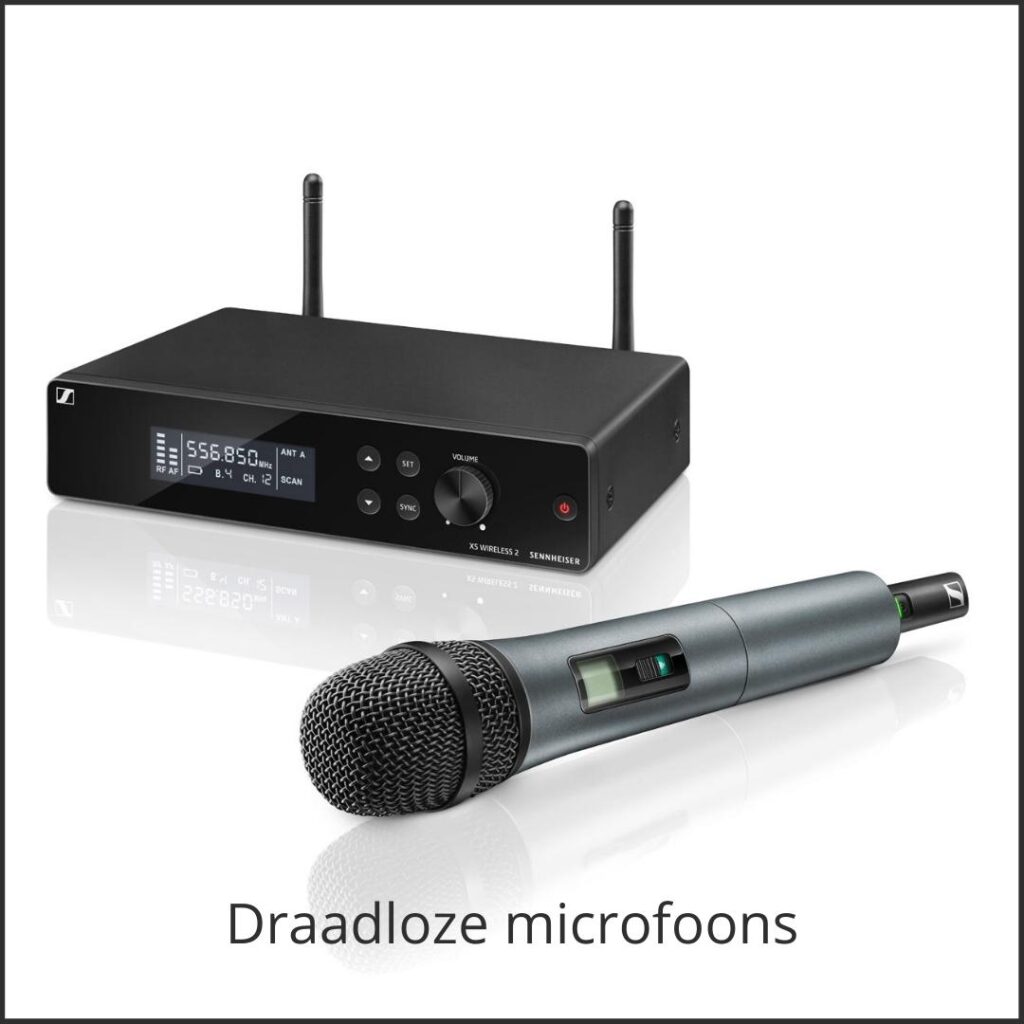 Sennheiser Draadloze microfoons - Media Service